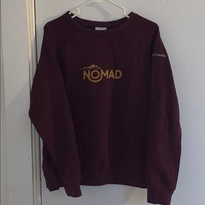 violet columbia crewneck